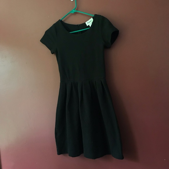 Ganni Dresses & Skirts - Ganni Black Textured Fit & Flare Dress XS